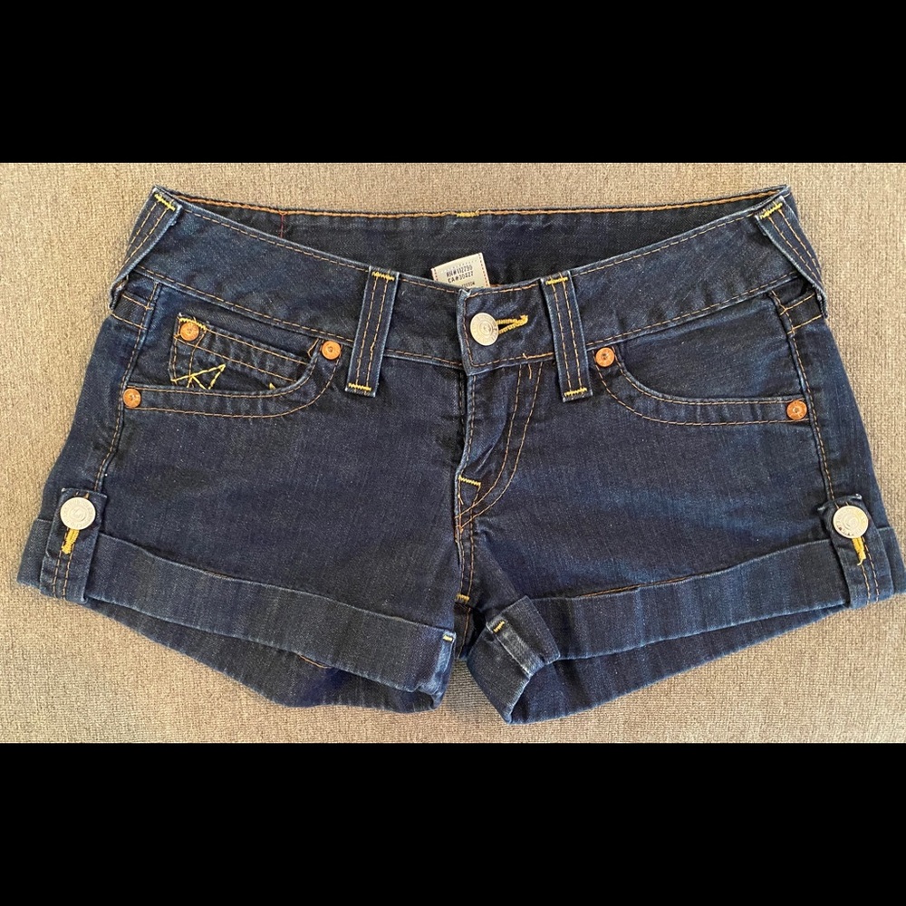 True Religion denim shorts